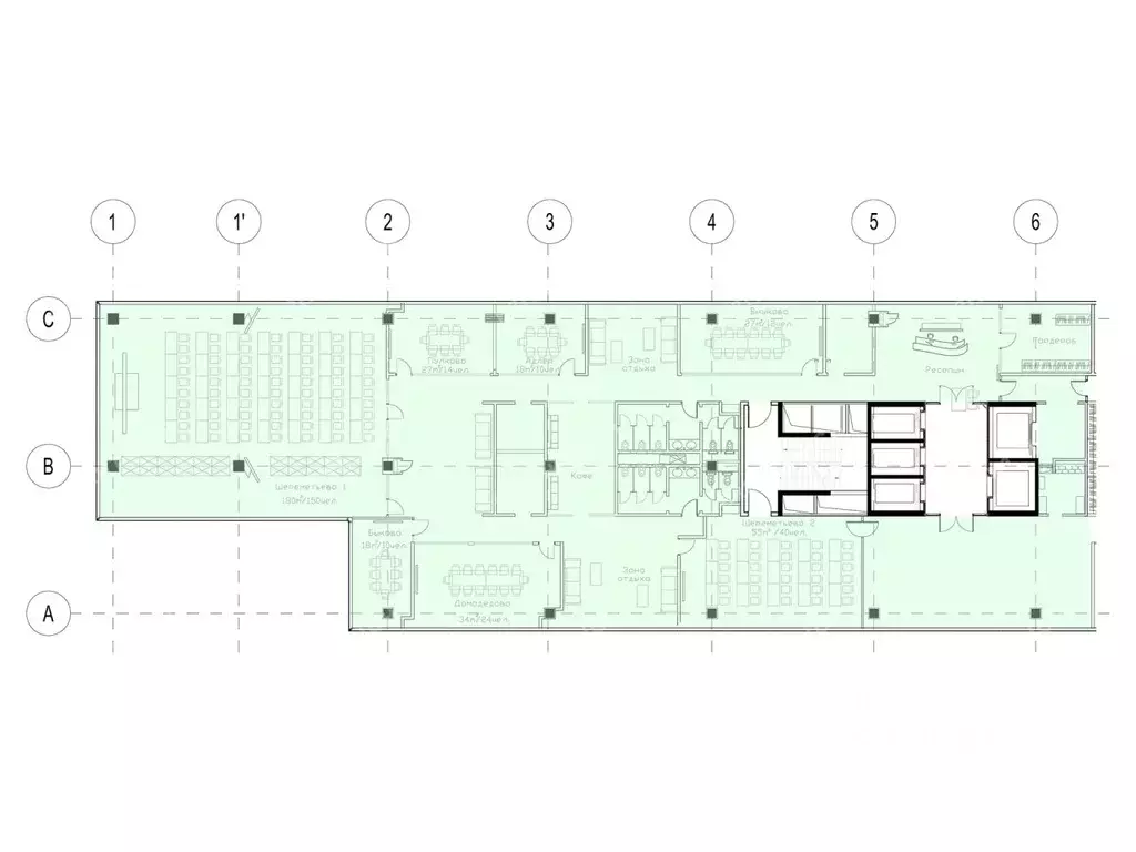 Офис в Московская область, Химки Ленинградская ул., вл39с5 (748 м) - Фото 1