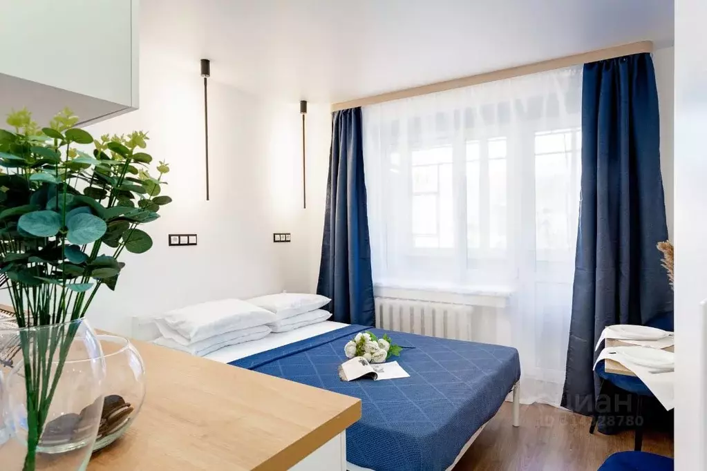 Студия Калужская область, Обнинск ул. Аксенова, 7 (14.0 м) - Фото 1