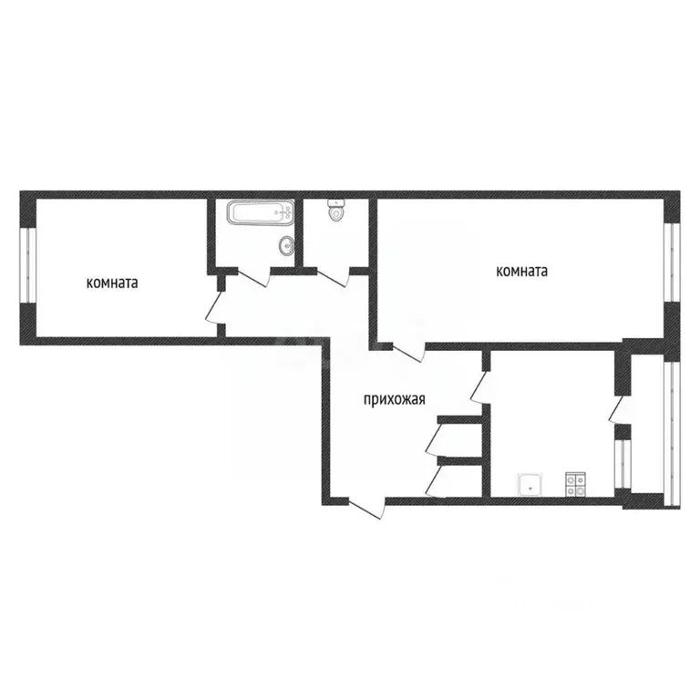 2-к кв. Ленинградская область, Кириши Молодежный бул., 32 (54.4 м) - Фото 2