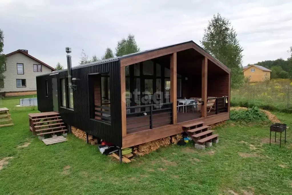 Дом в Калужская область, Ферзиковский район, Грабцево с/пос, Деревня ... - Фото 2