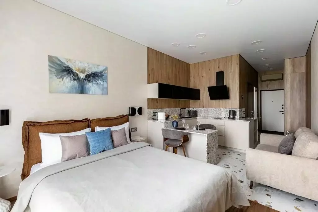 1-к кв. Калининградская область, Зеленоградск ул. Гагарина, 87 (29.0 ... - Фото 1