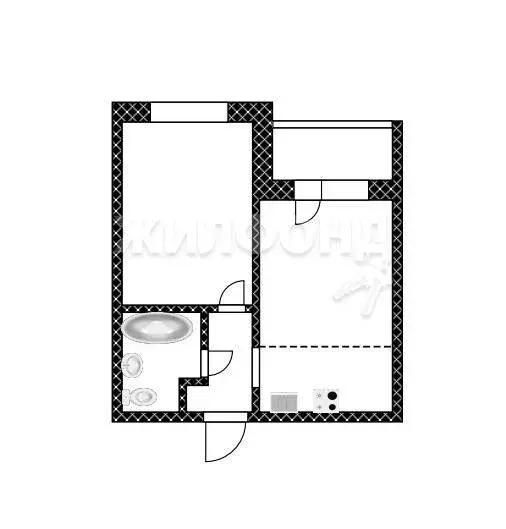 2-комнатная квартира: Барнаул, Песчаная улица, 181 (43.5 м) - Фото 0