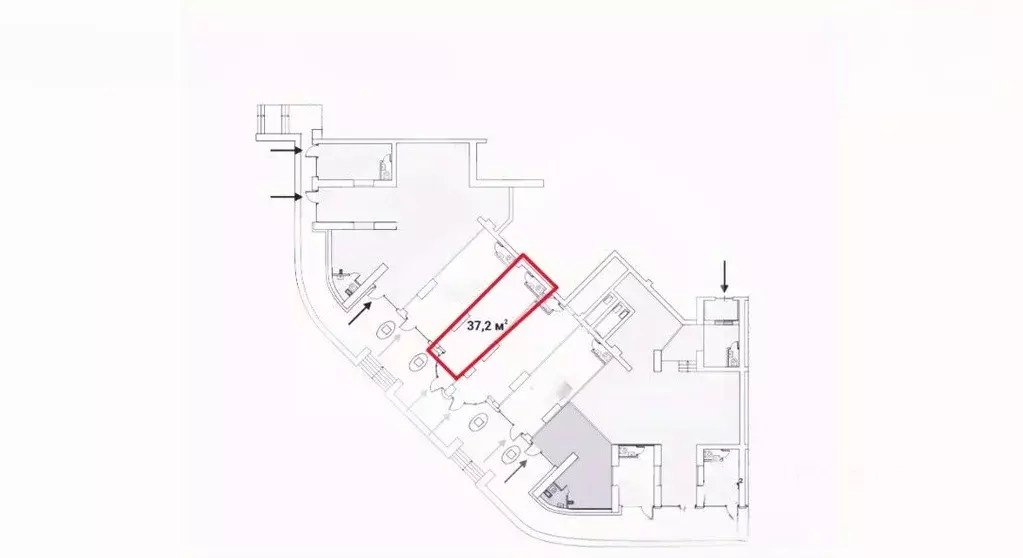 Помещение свободного назначения в Москва Ярцевская ул., 27к1 (37 м) - Фото 2