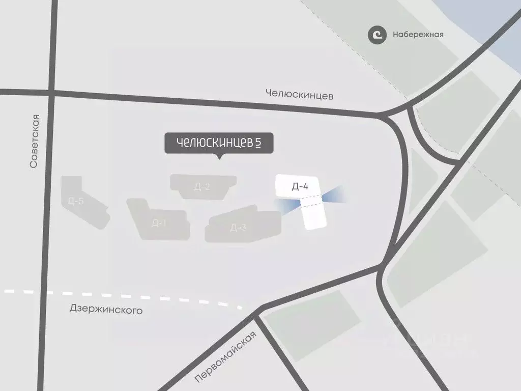 2-к кв. Тюменская область, Тюмень Челюскинцев 5 жилой комплекс (85.0 ... - Фото 1