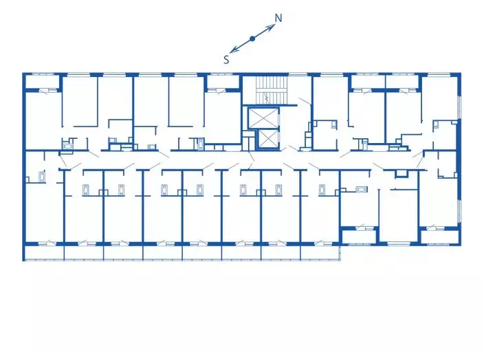 Студия Санкт-Петербург аллея Арцеуловская, 9 (19.2 м) - Фото 1