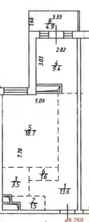 Квартира-студия: Химки, улица Кудрявцева, 12 (48.3 м) - Фото 1