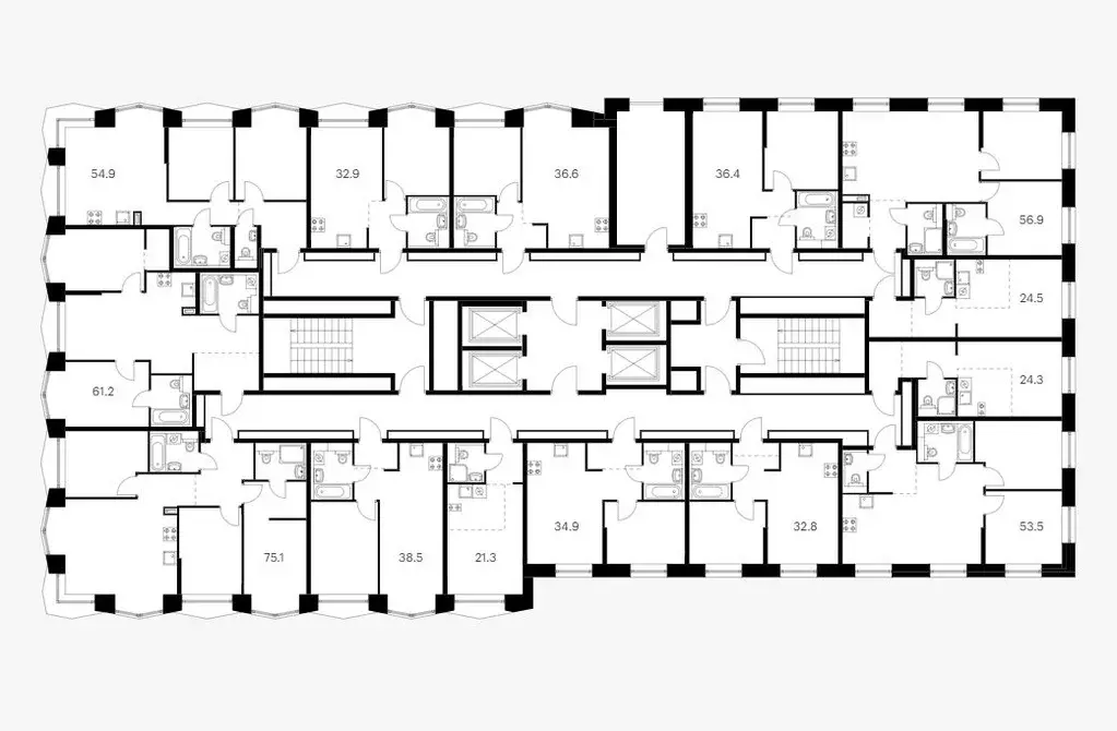 1-к кв. Москва Бусиновский Парк жилой комплекс (32.9 м) - Фото 1