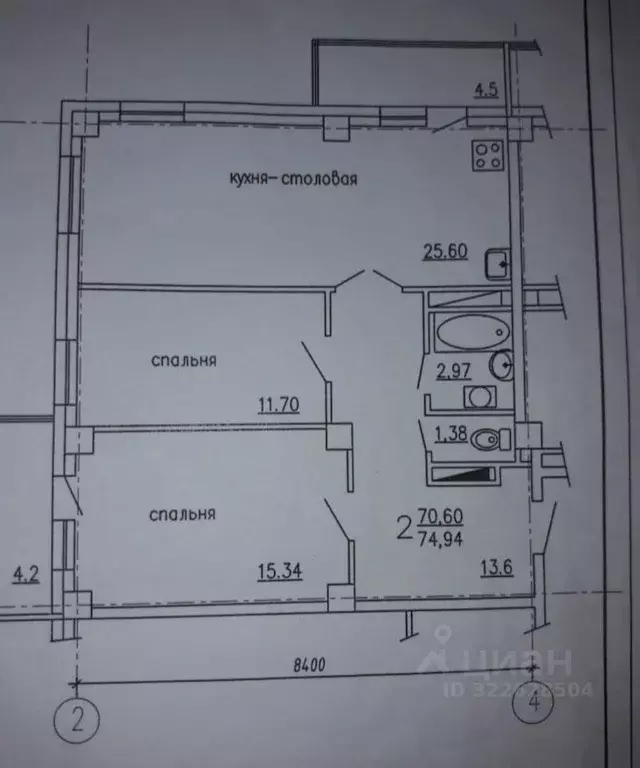 3-к кв. Саха (Якутия), Якутск ул. Лермонтова, 49 (70.0 м) - Фото 0