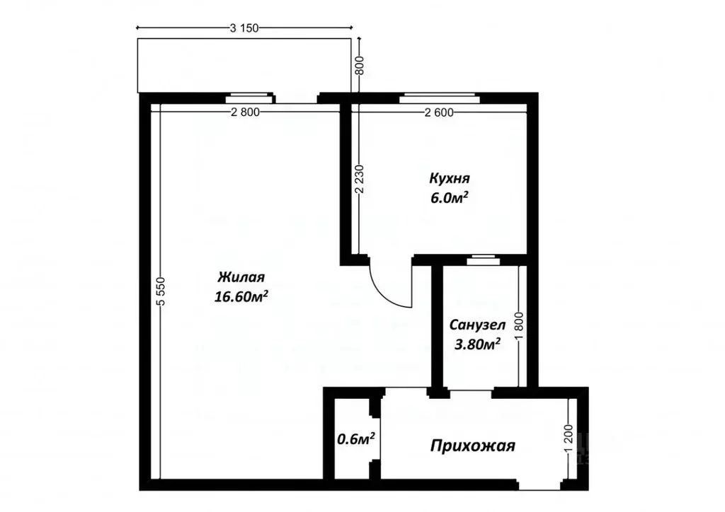 1-к кв. Кабардино-Балкария, Нарткала Урванский район, ул. Бозиева ... - Фото 2