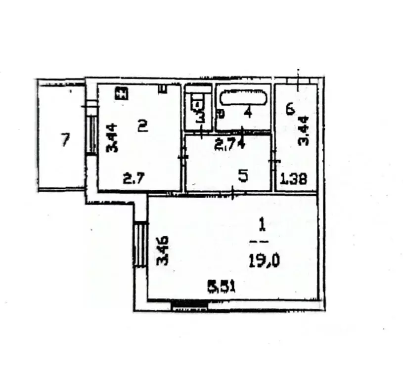 1-к кв. Пензенская область, Пенза ул. Антонова, 23 (41.6 м) - Фото 1