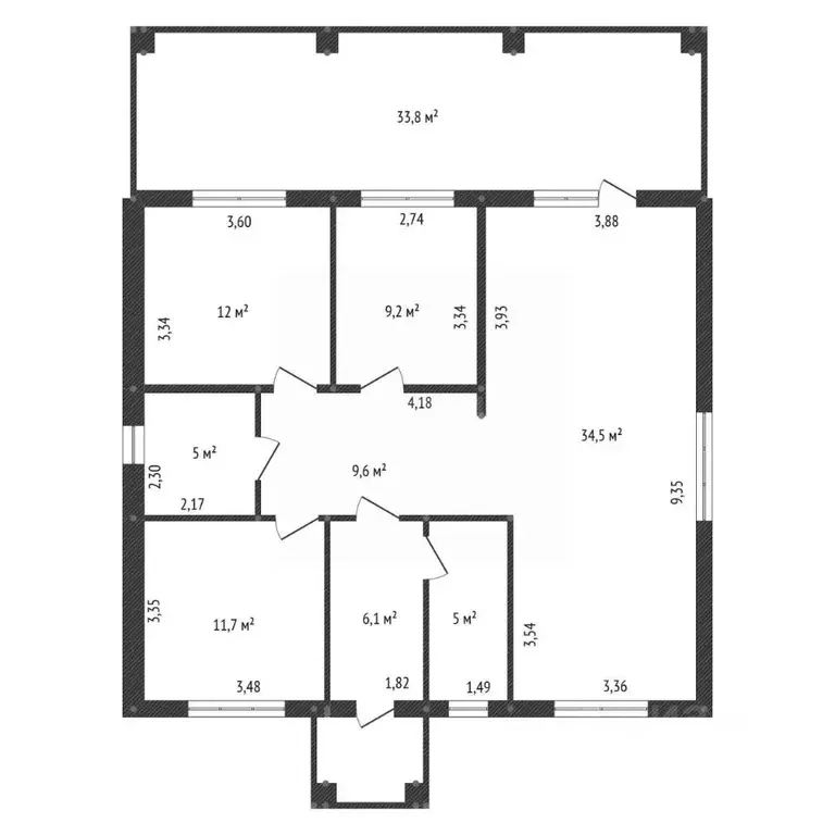 Дом в Башкортостан, Уфа городской округ, с. Нагаево 71А (130 м) - Фото 2