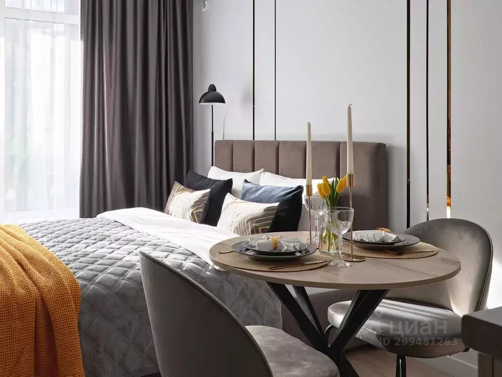 Студия Санкт-Петербург ул. Беринга, 27к6 (25.0 м) - Фото 1