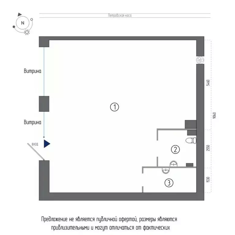 Помещение свободного назначения в Санкт-Петербург проезд Петровская ... - Фото 0