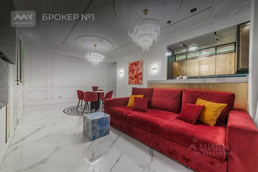 2-к кв. Санкт-Петербург Петровский просп., 5 (75.0 м) - Фото 2