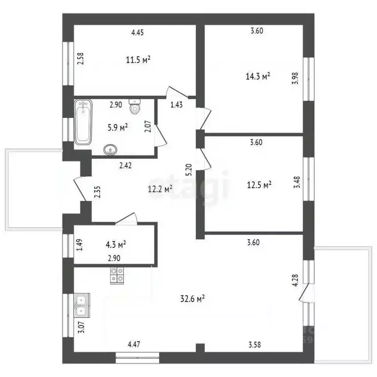 Дом в Московская область, Раменский муниципальный округ, д. Тимонино, ... - Фото 2