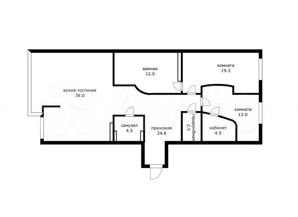 3-к. квартира, 120 м, 5/24 эт. - Фото 0