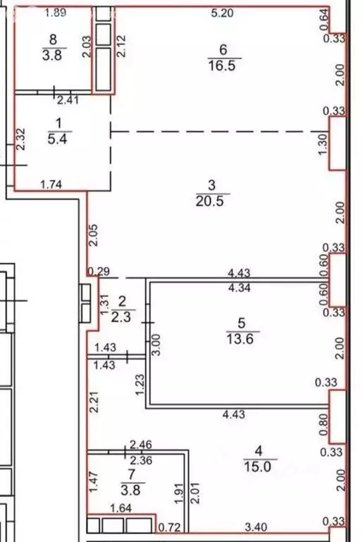 3-комнатная квартира: Москва, ЖК Левел Причальный, 10к1 (81 м) - Фото 1