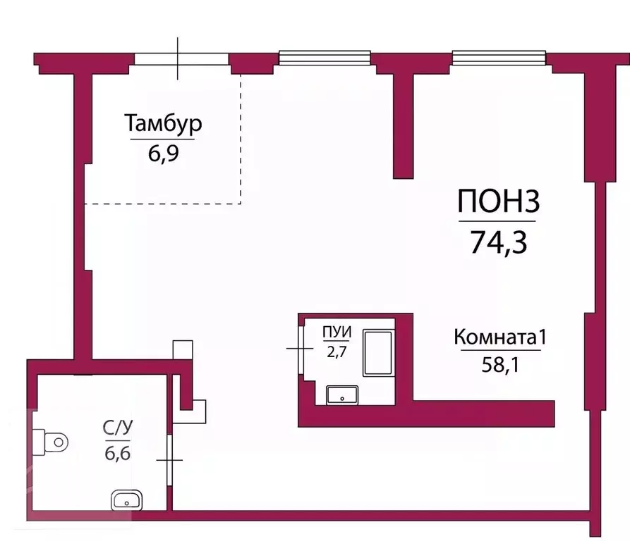 Помещение свободного назначения в Москва 2-й Нагатинский проезд, 6к1 ... - Фото 1