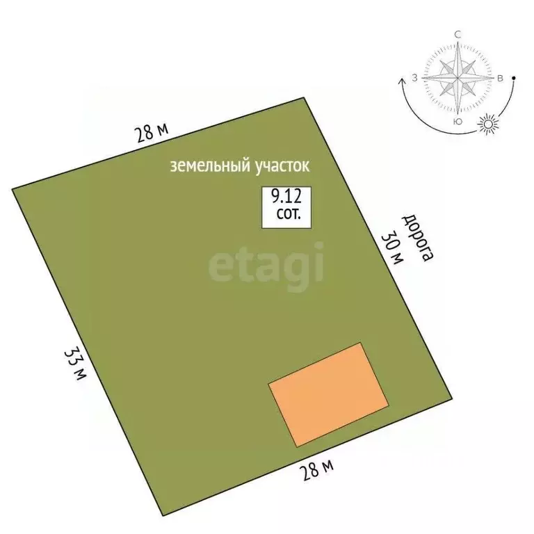 Участок в Саратовская область, Балашов ул. Зюльковского, 26 (9.12 ... - Фото 2