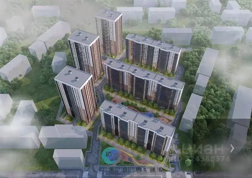 2-к кв. Воронежская область, Воронеж Городские Истории жилой комплекс ... - Фото 2