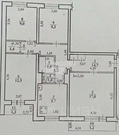 4-к кв. Забайкальский край, Чита просп. Фадеева, 16 (79.4 м) - Фото 1