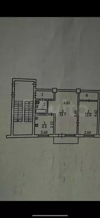 2-к. квартира, 45,9 м, 4/5 эт. - Фото 0