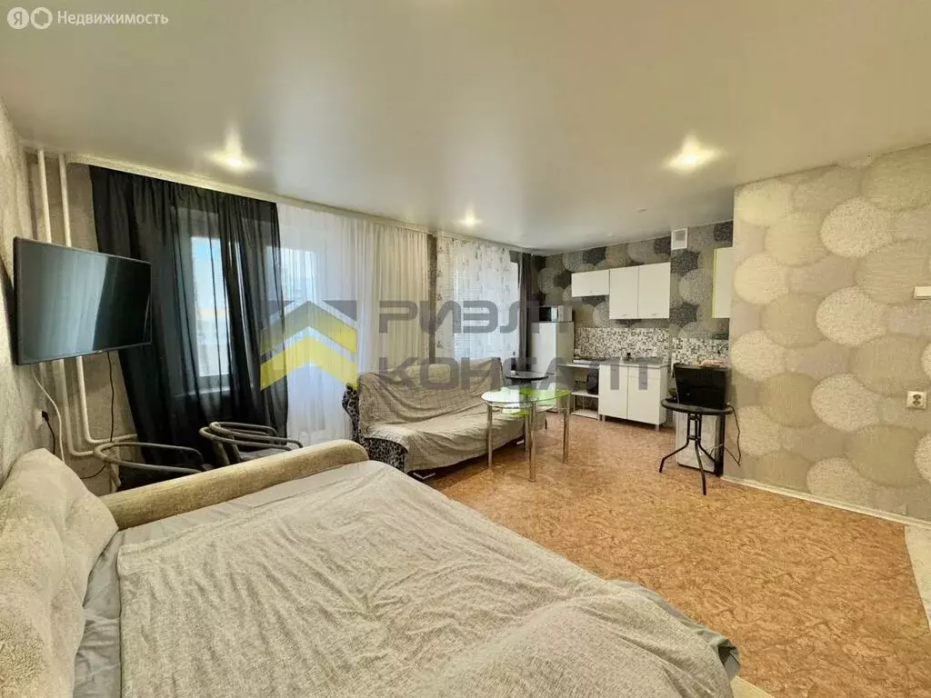 Квартира-студия: Омск, Осоавиахимовская улица, 183к1 (33 м) - Фото 1