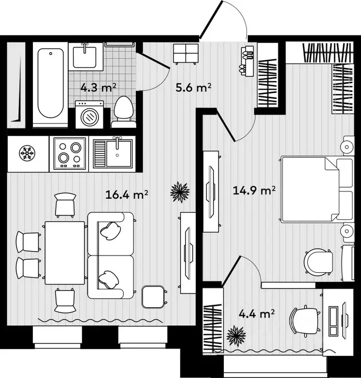 1-к кв. Приморский край, Надеждинский район, с. Вольно-Надеждинское  ... - Фото 1