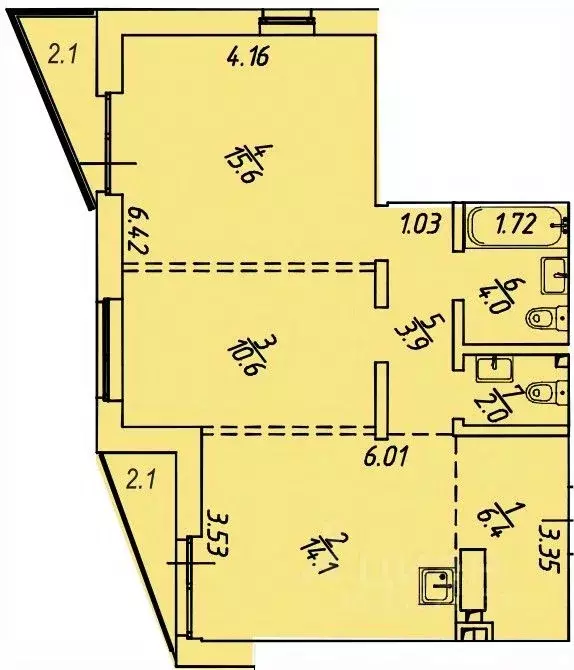 2-к кв. Иркутская область, Иркутский район, Маркова рп, Стрижи кв-л 15 ... - Фото 0