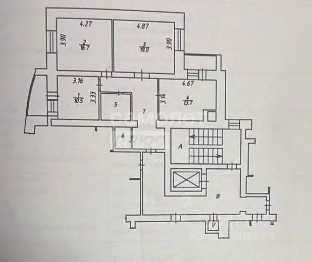 3-к кв. Калужская область, Калуга Комсомольская ул., 7 (80.6 м) - Фото 2