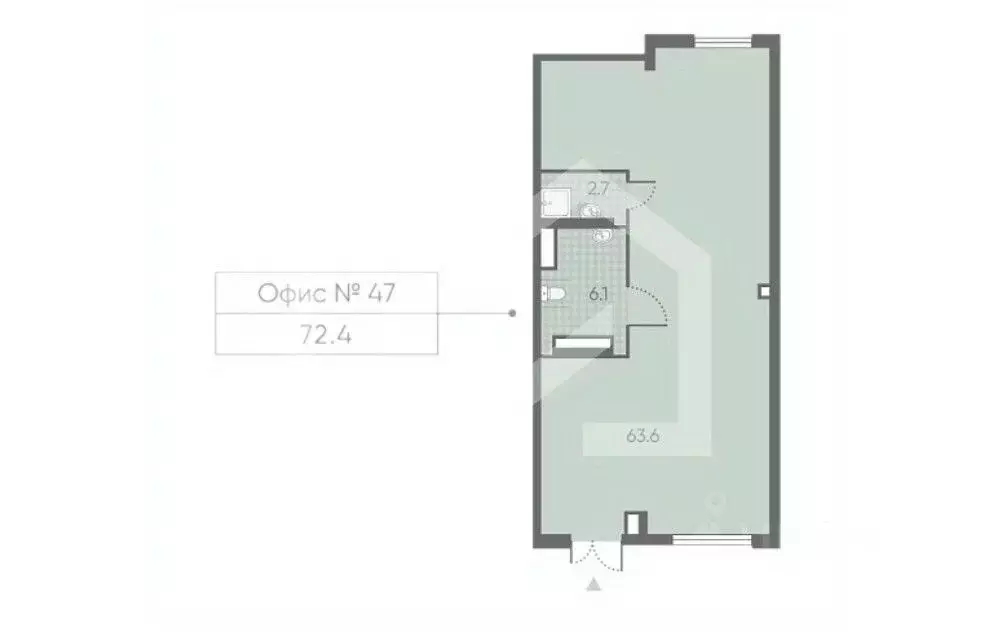 Торговая площадь в Москва Производственная ул., 17 (72 м) - Фото 2