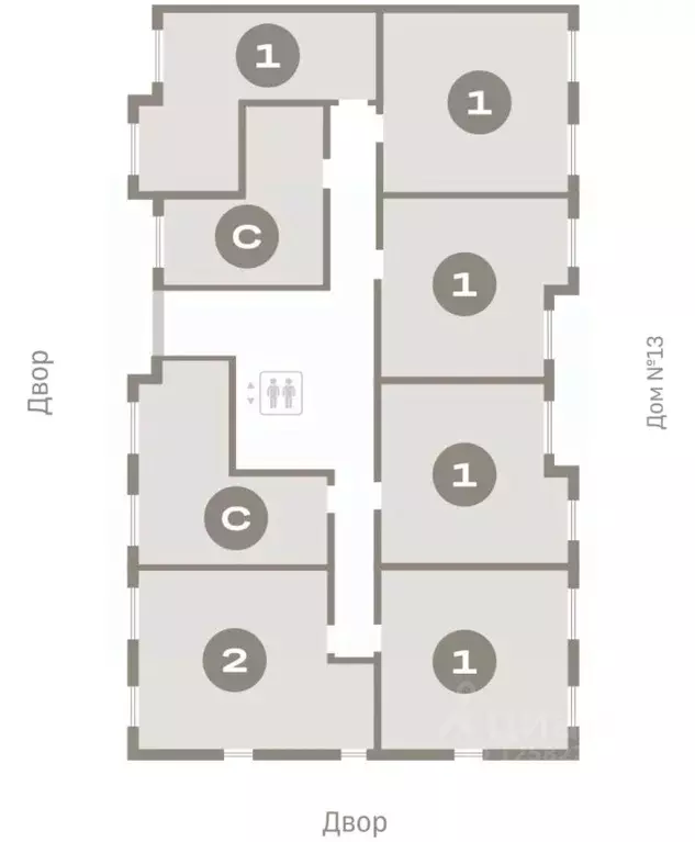 2-к кв. Ленинградская область, Ломоносовский район, Аннинское ... - Фото 2