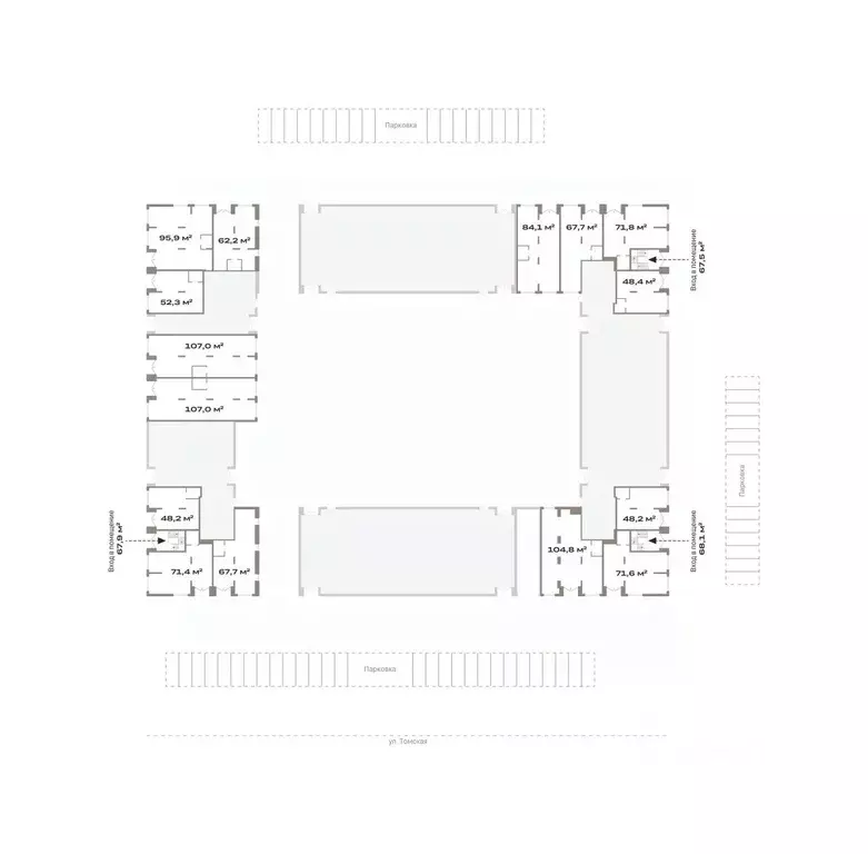 Помещение свободного назначения в Тюменская область, Тюмень ул. ... - Фото 2