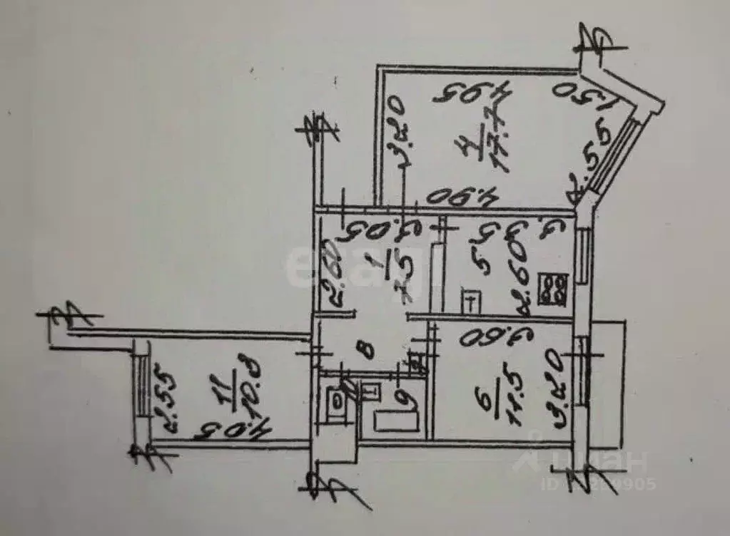 3-к кв. Липецкая область, Липецк Депутатская ул., 54 (63.6 м) - Фото 1