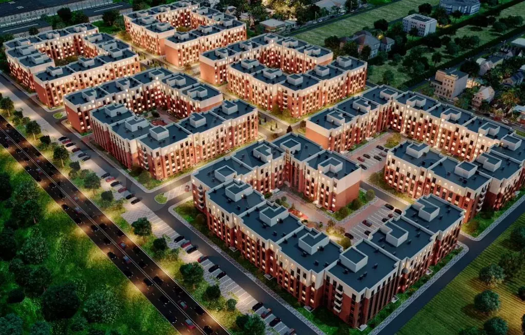 1-к. квартира, 42 м, 4/5 эт. - Фото 1