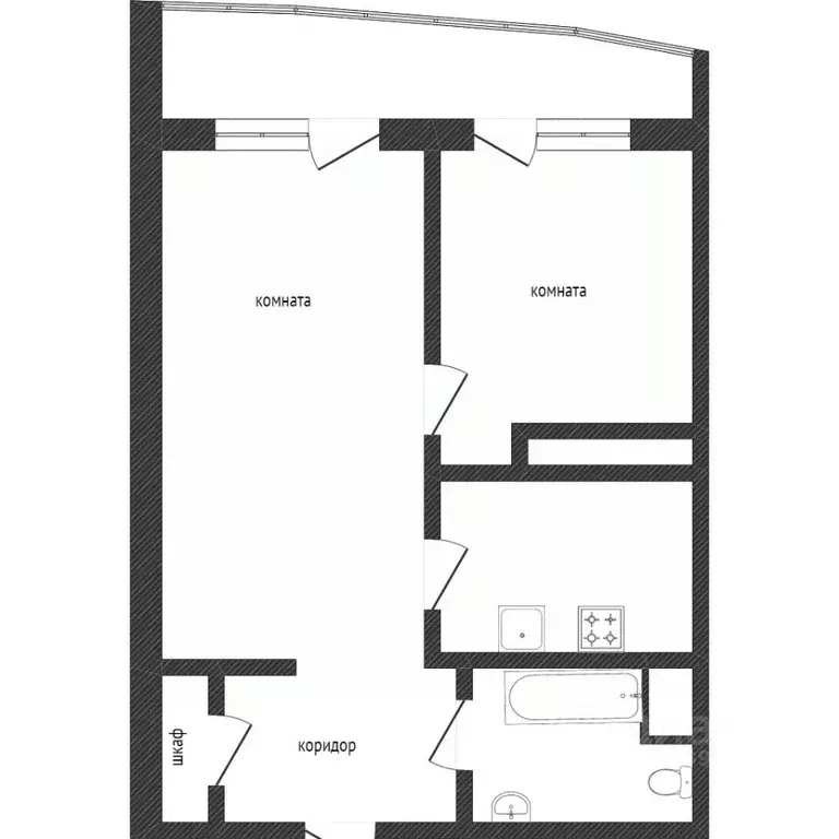 2-к кв. Крым, Ялта ул. Ломоносова, 47 (30.0 м) - Фото 1