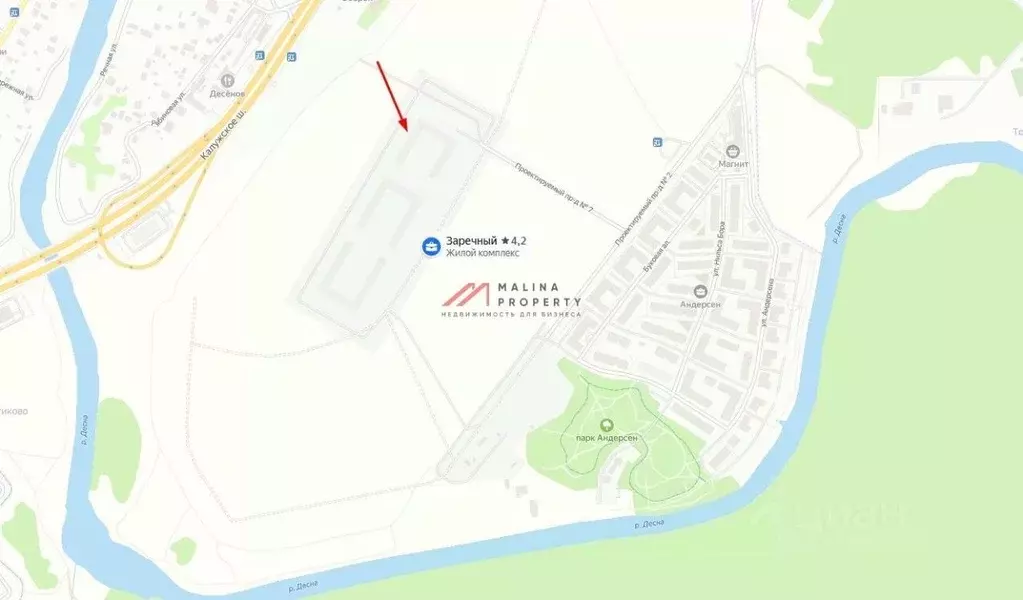 Торговая площадь в Москва Десеновское поселение,  (120 м) - Фото 2