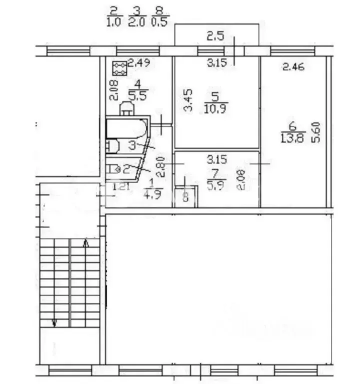 2-к кв. Санкт-Петербург Бухарестская ул., 31К2 (44.5 м) - Фото 2