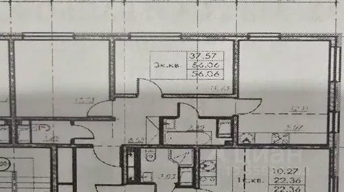2-к кв. Санкт-Петербург ул. Маршала Казакова, 21к3 (56.0 м) - Фото 1