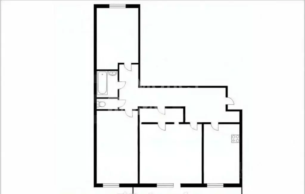 3-к кв. Орловская область, Орел ул. Лескова, 36 (67.0 м) - Фото 2