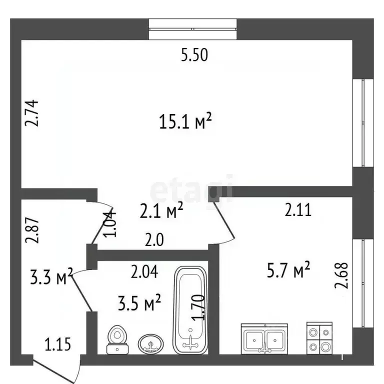 1-к кв. Пензенская область, Иссинский район, Исса пгт ул. Ленинская, ... - Фото 1