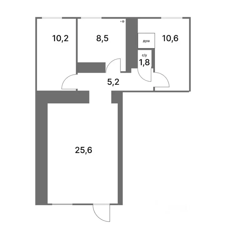Офис в Санкт-Петербург Малая Московская ул., 6/7 (62 м) - Фото 0