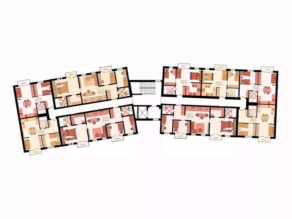 2-к кв. Приморский край, Владивосток Главная ул. (80.75 м) - Фото 2