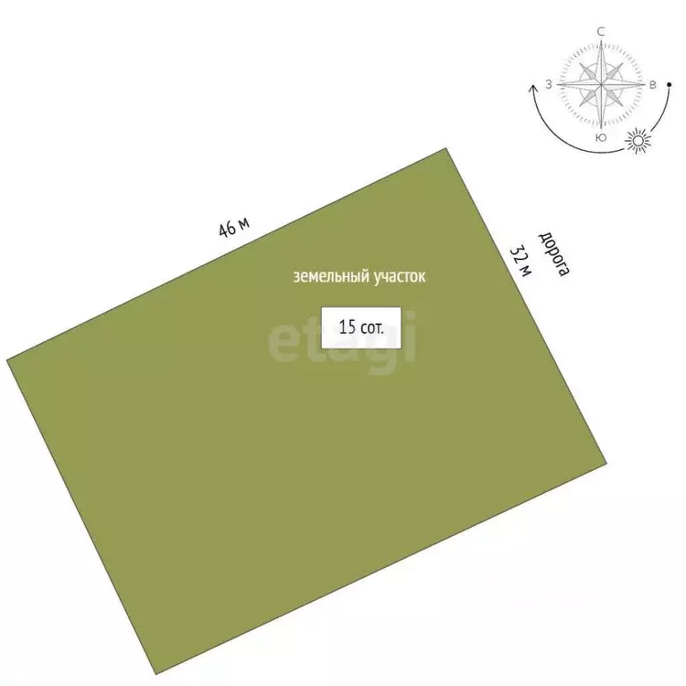 Участок в Тамбовская область, Тамбовский муниципальный округ, пос. ... - Фото 2