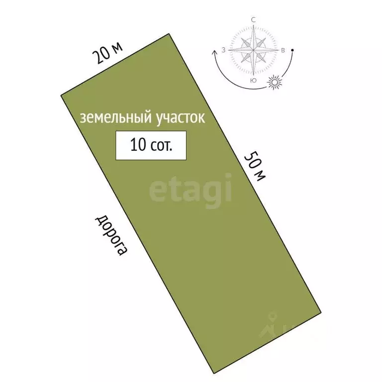 Участок в Крым, Ленинский район, Мысовское с/пос, с. Семеновка ул. ... - Фото 2