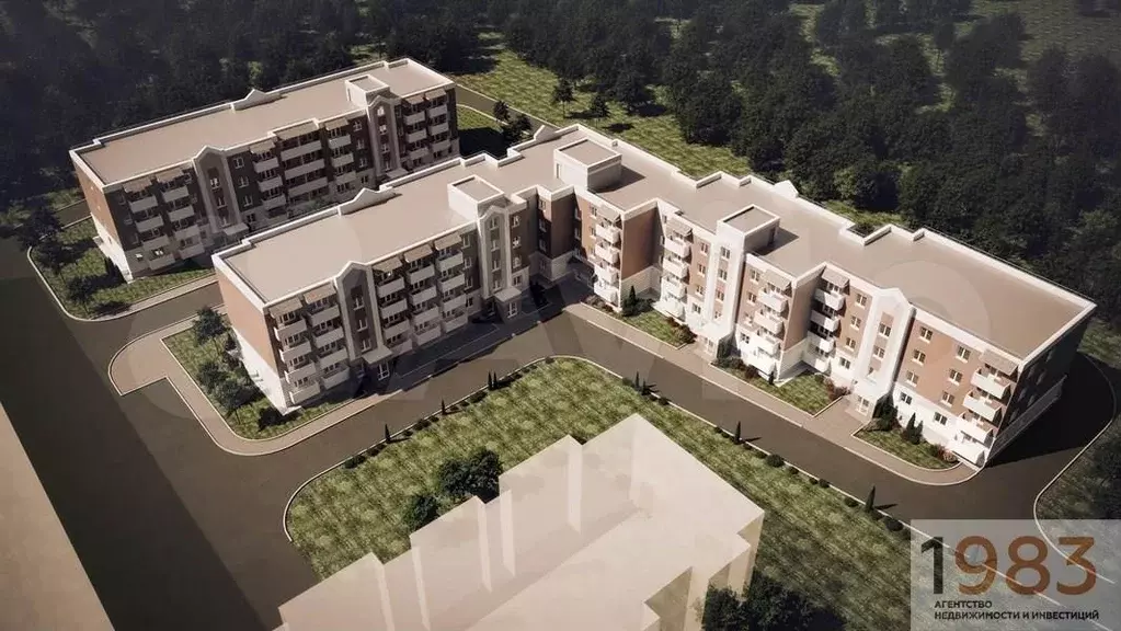 Квартира-студия, 25,2 м, 2/4 эт. - Фото 1