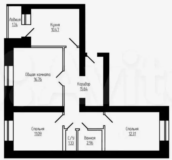 3-к кв. Тамбовская область, Тамбов городской округ, д. Перикса ул. ... - Фото 1
