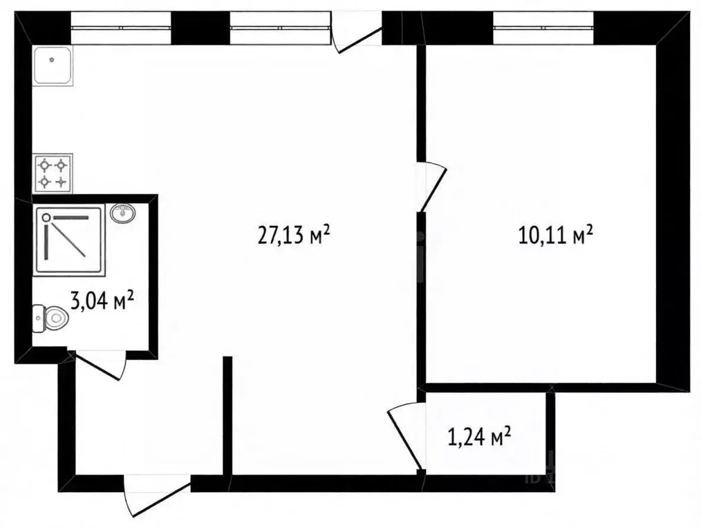 2-к кв. Ярославская область, Ярославль ул. Терешковой, 28 (41.1 м) - Фото 2