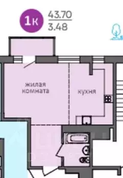 1-к кв. Иркутская область, Иркутский муниципальный округ, Маркова рп ... - Фото 1