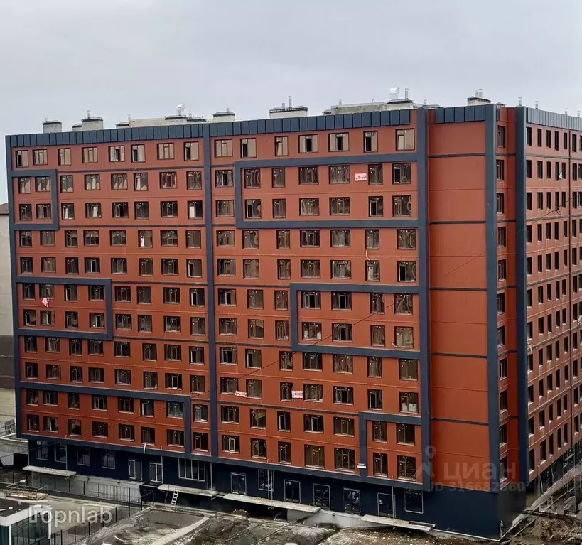 2-к кв. Кабардино-Балкария, Нальчик ул. Тарчокова, 33 (74.6 м) - Фото 0